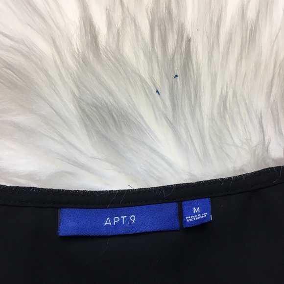 !! Apt 9 shimmer split back blouse - Picture 2 of 7